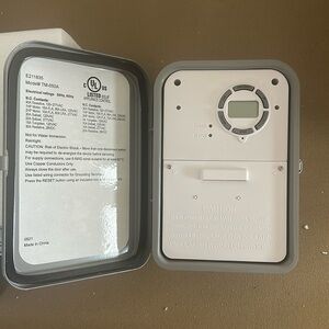 DEWENWILS Pool Pump Timer, Outdoor Digital Timer Box with Transparent Case,